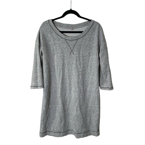 Gap Women’s M Tall Gray Sweatshirt French Terry Casual Dress - Picture 1 of 4